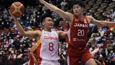 周琦轮休赵睿27分 中国男篮33分大胜日本收获两连胜